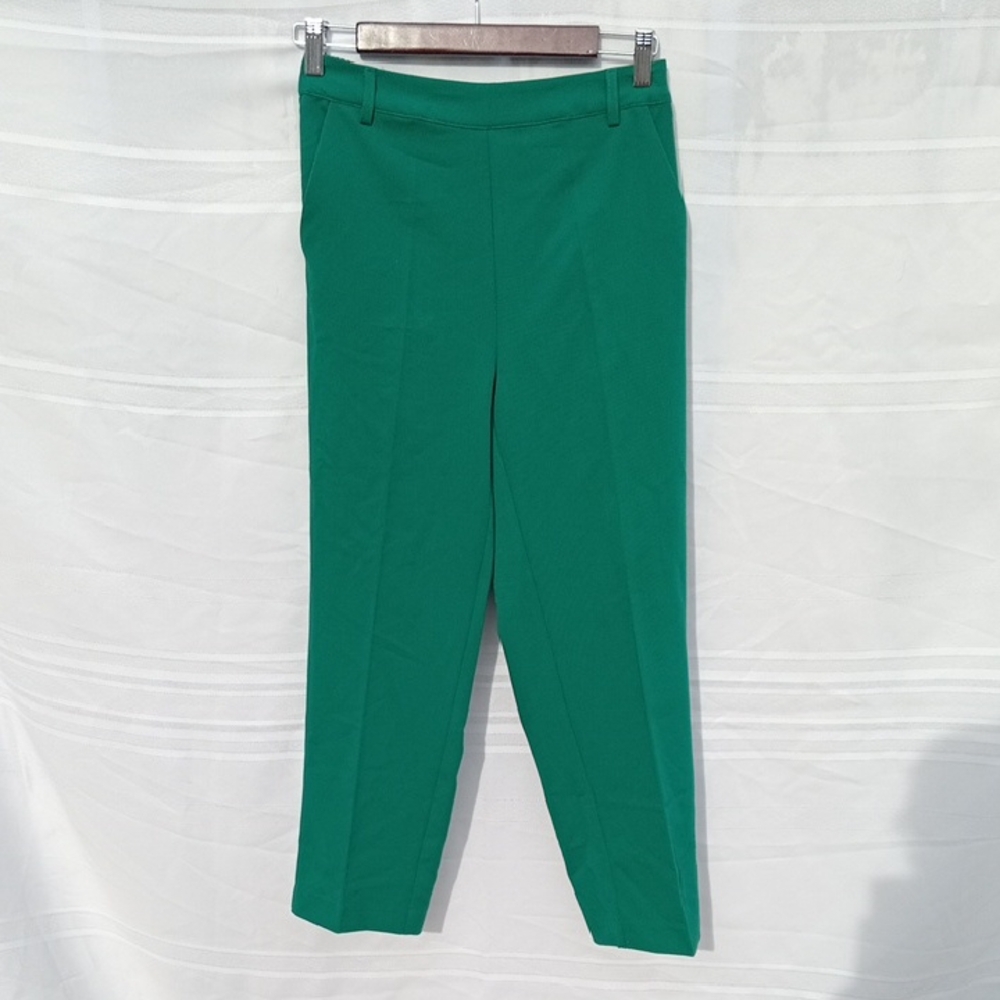 Highwaisted Kaffe Pants In Jewel Tone Green **EU Size 36 US size 6